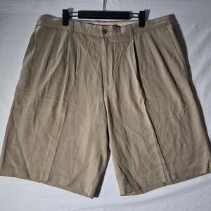 Tommy Bahama Island Bamboo Flat-Front Pleated Men’s Shorts 38L